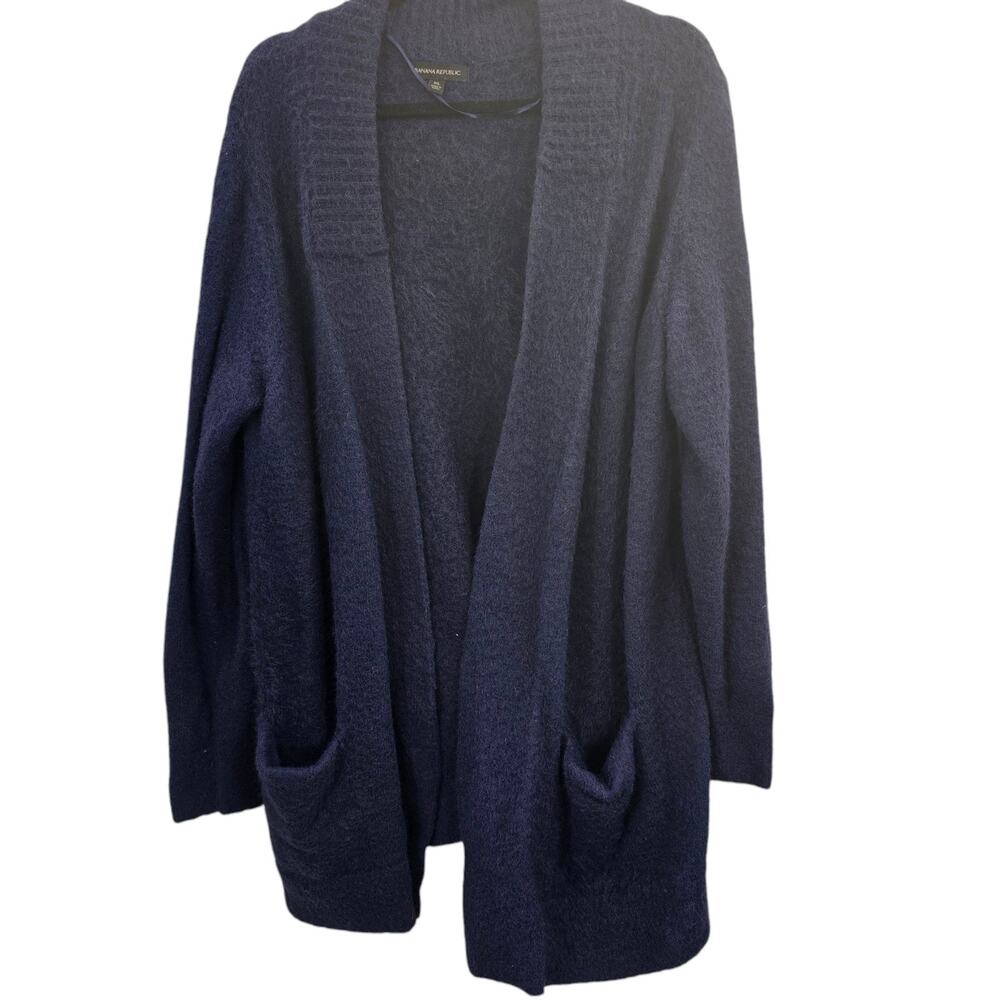 Banana Republic Cardigan Womens XL Super Soft Blue Sweater Cozy Work Office